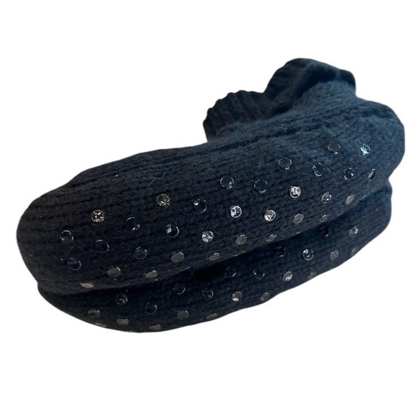 Cuddl Duds Knit Bootie Slipper Socks – Women, Black, Cozy & Non-Slip, NWT - Picture 3 of 4